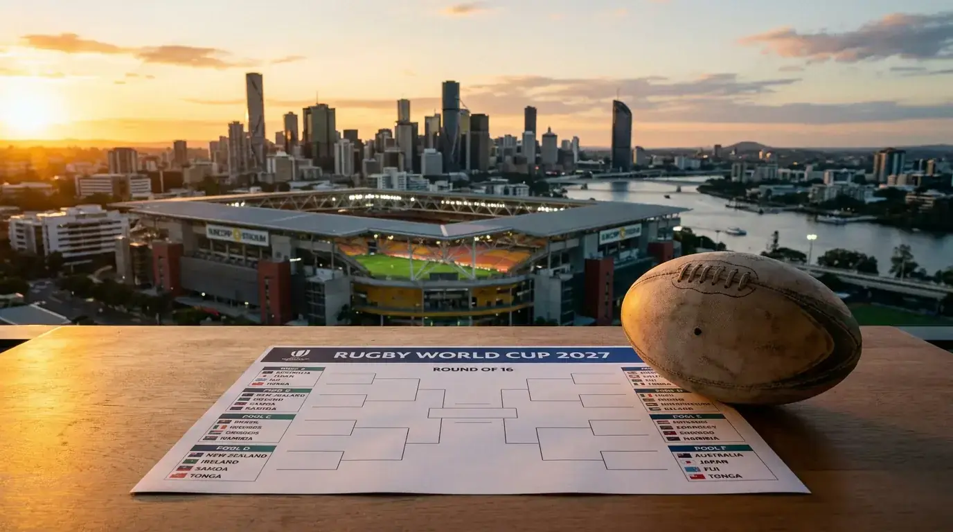 Rugby World Cup 2027 Australia preview with 24 teams six pools and Round of 16 bracket visualised